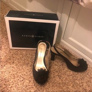 Karen Scott Black Heels - Size 7